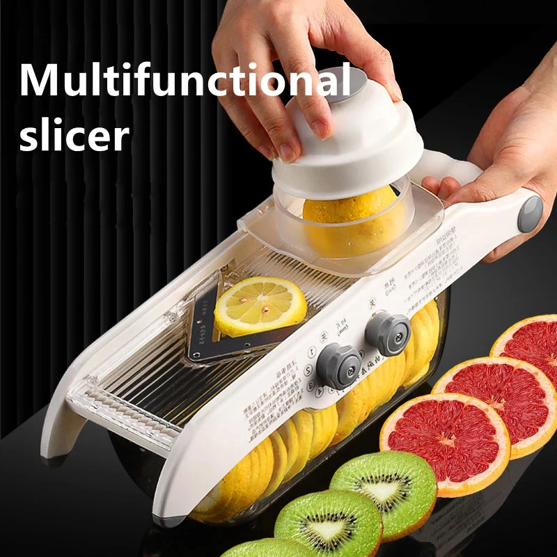 Household Kitchen Gadgets Vegetable Cutter Silk Cutter - متعددة الوظائف الليمون القطاعة مبشرة الخضار