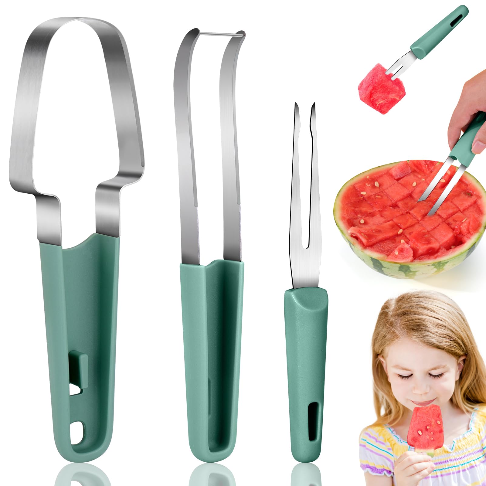 Watermelon Slicer Cutter - أداة تقطيع البطيخ 3 في 1