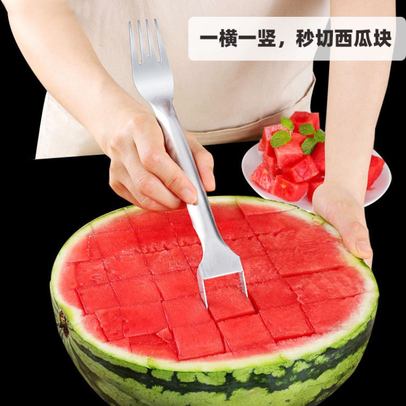 Watermelon Slicer Cutter - قاطع بطيخ من الفولاذ المقاوم للصدأ