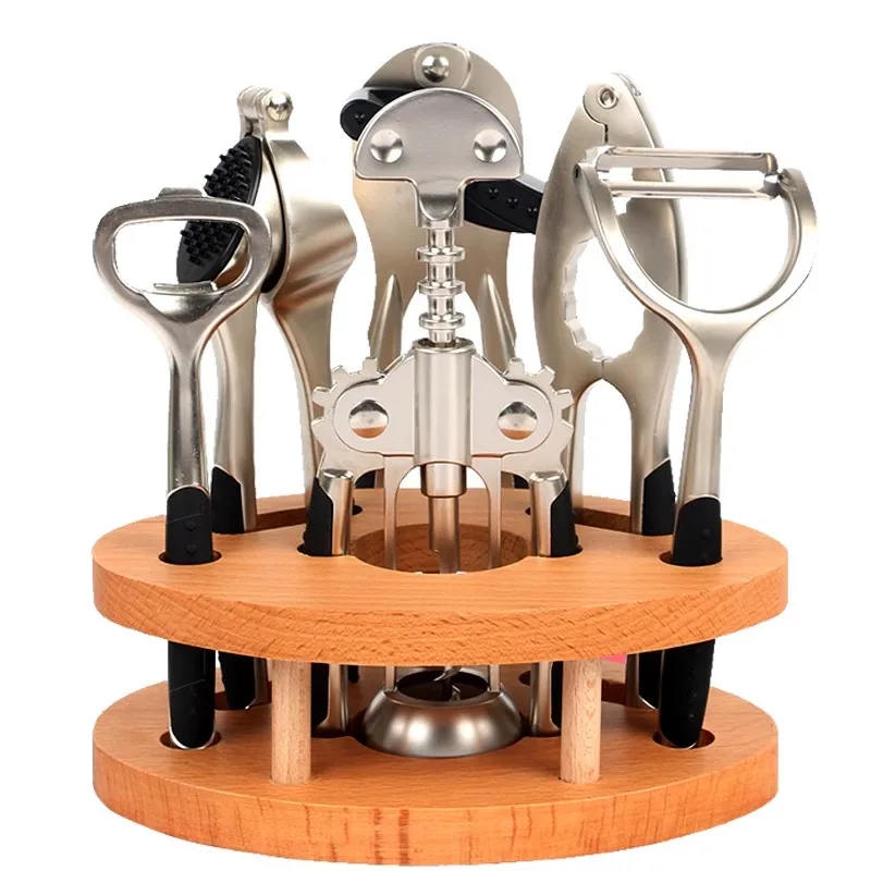 Kitchen Gadgets Jar Openers - 7 قطعة سبائك الزنك أدوات المطبخ