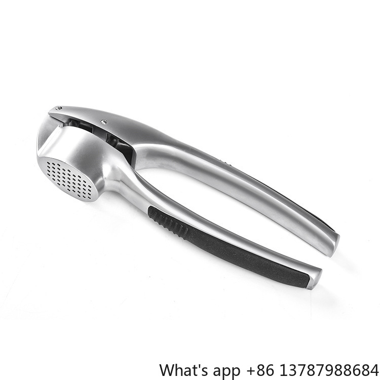 Kitchen Gadgets Garlic - عصارة ثوم يدوية من سبيكة الزنك،