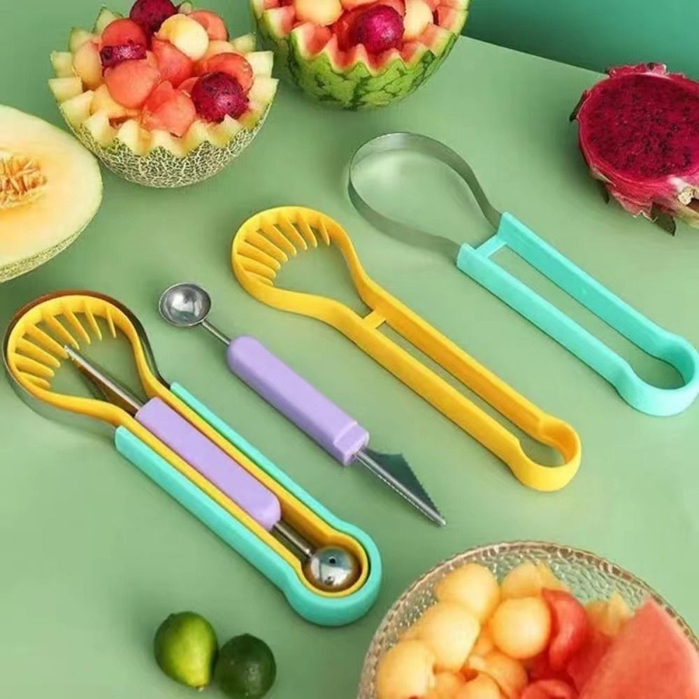 Watermelon Slicer Cutter - أدوات مطبخ 3 في 1: ملاقط