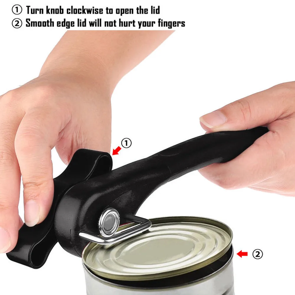 Kitchen Gadgets Jar Openers - فتاحة علب يدوية احترافية من الستانلس