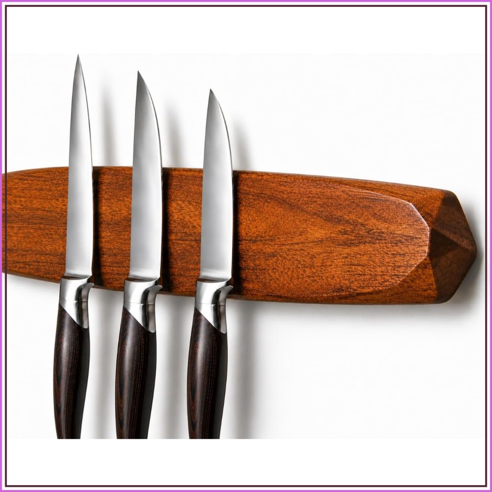 Magnetic Knife Strip - حامل سكاكين مغناطيسي - شريط خشبي