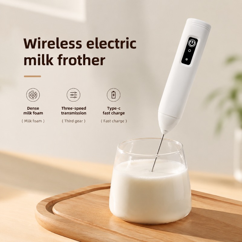 Healthy Kitchen Gadgets - خفاقة حليب كهربائية + خفاقة بيض