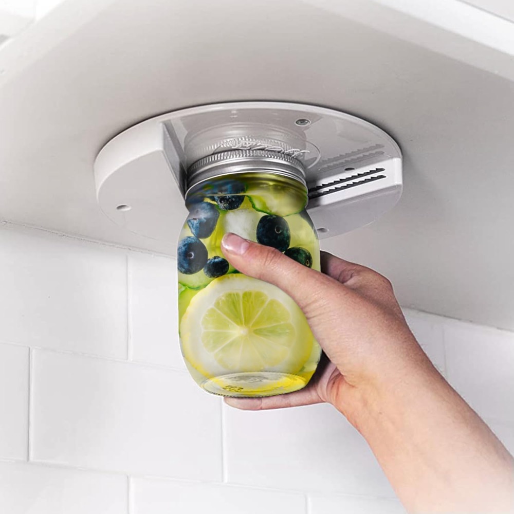 Kitchen Gadgets Jar Openers - فتاحات برطمانات تحت الخزانة لليد الضعيفة