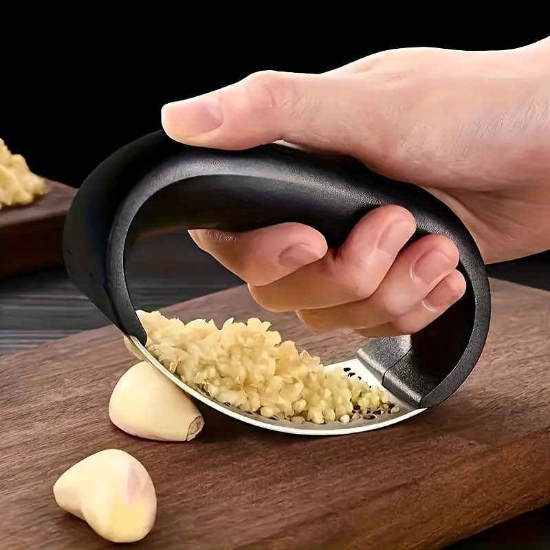 Kitchen Gadgets Garlic - مفرمة ثوم يدوية من الفولاذ المقاوم