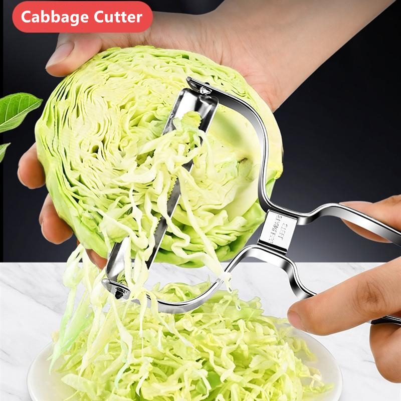 الفولاذ المقاوم للصدأ الملفوف  - مراجعة Household Kitchen Gadgets Vegetable Cutter Silk Cutter وسعره