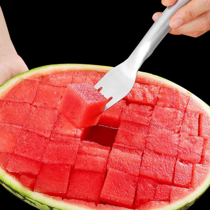 قاطع بطيخ من الفولاذ المقاوم ل - مراجعة Watermelon Slicer Cutter وسعره