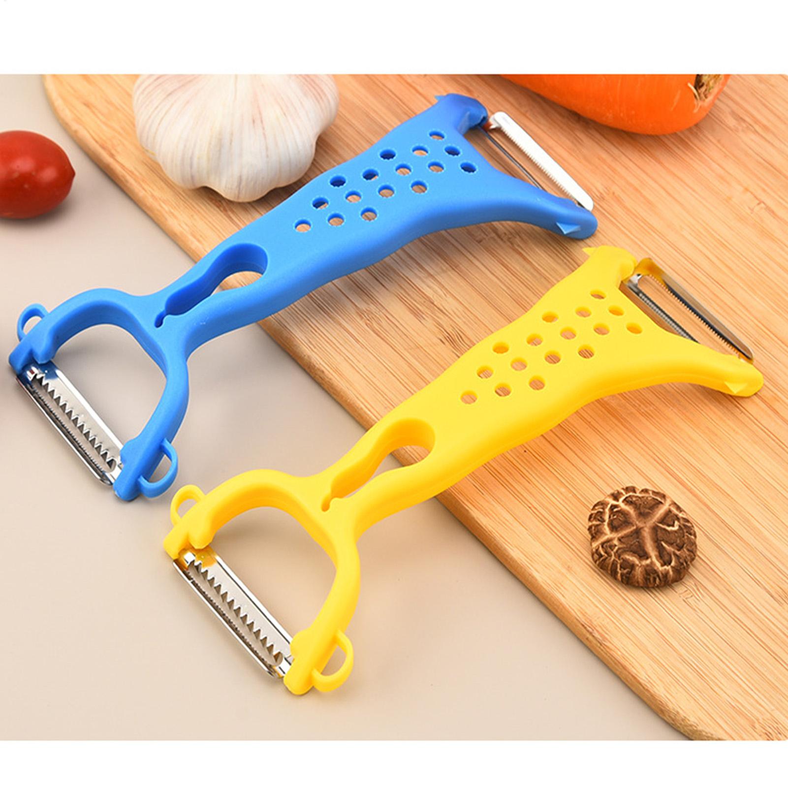 مقشرة خضروات من الفولاذ المقاو - مراجعة Household Kitchen Gadgets Vegetable Cutter Silk Cutter وسعره