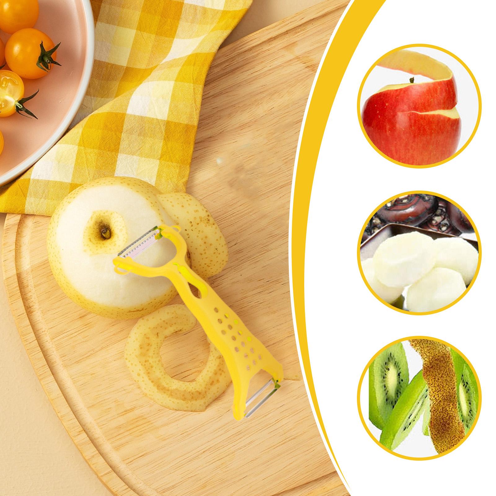 مقشرة خضروات من الفولاذ المقاو - مراجعة Household Kitchen Gadgets Vegetable Cutter Silk Cutter وسعره