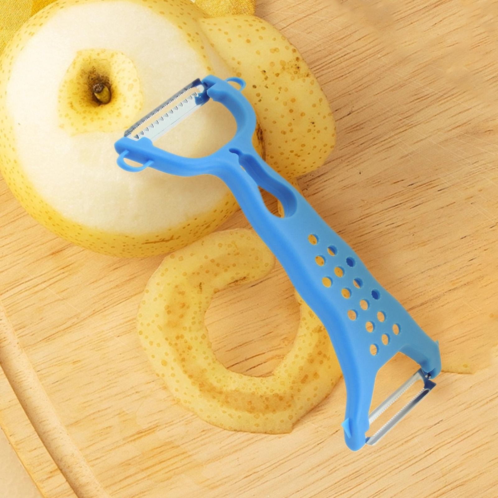 مقشرة خضروات من الفولاذ المقاو - مراجعة Household Kitchen Gadgets Vegetable Cutter Silk Cutter وسعره