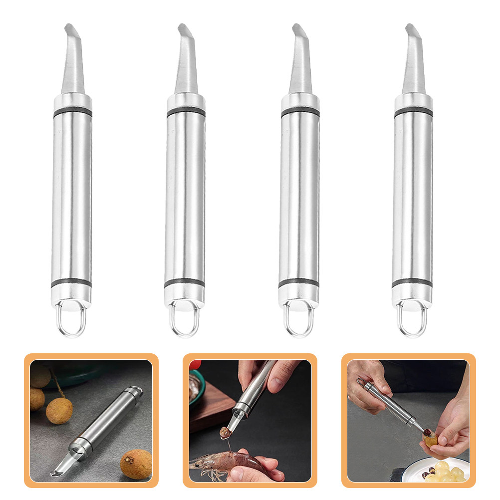 4 قطع من أدوات إزالة قلب الفوا - مراجعة Kitchen Gadgets Kitchen وسعره