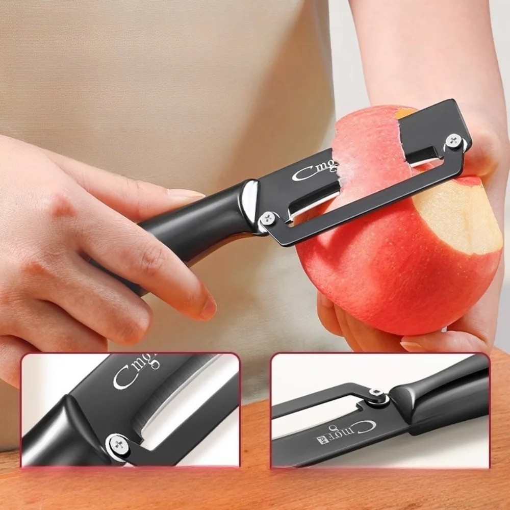 مقشرة متعددة الوظائف من الفولا - مراجعة Household Kitchen Gadgets Vegetable Cutter Silk Cutter وسعره