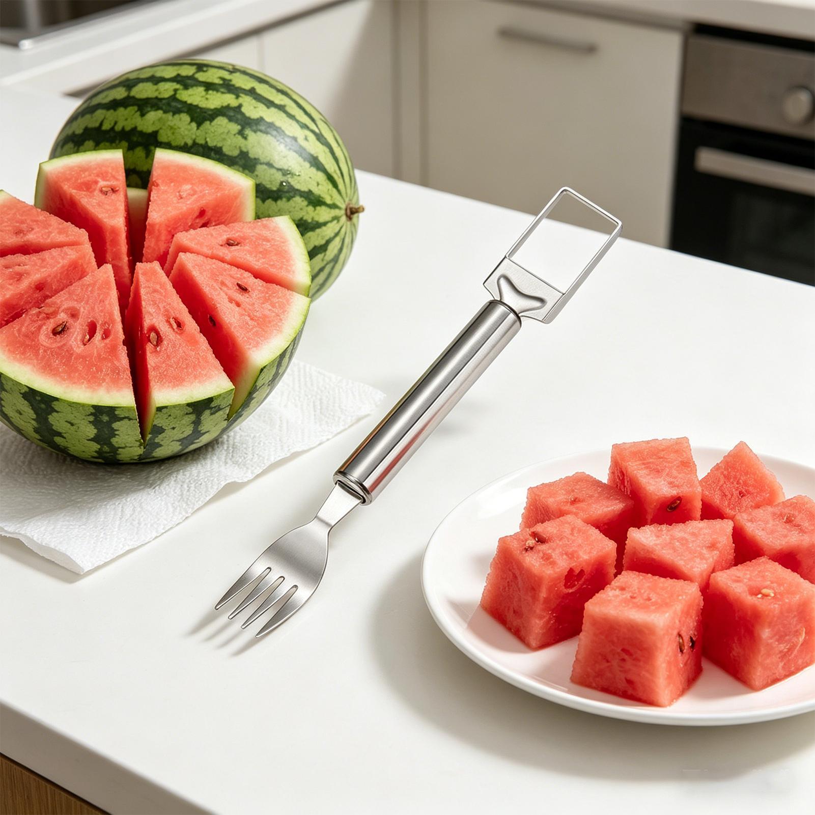 أداة تقطيع البطيخ مزدوجة الرأس - مراجعة Watermelon Slicer Cutter وسعره