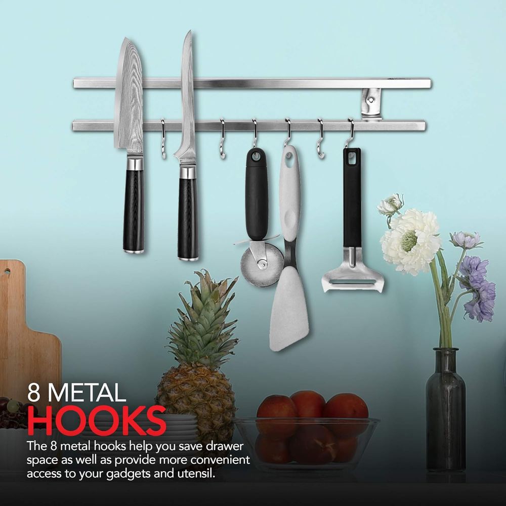 حامل سكاكين مغناطيسي من الفولا - مراجعة Magnetic Knife Strip وسعره