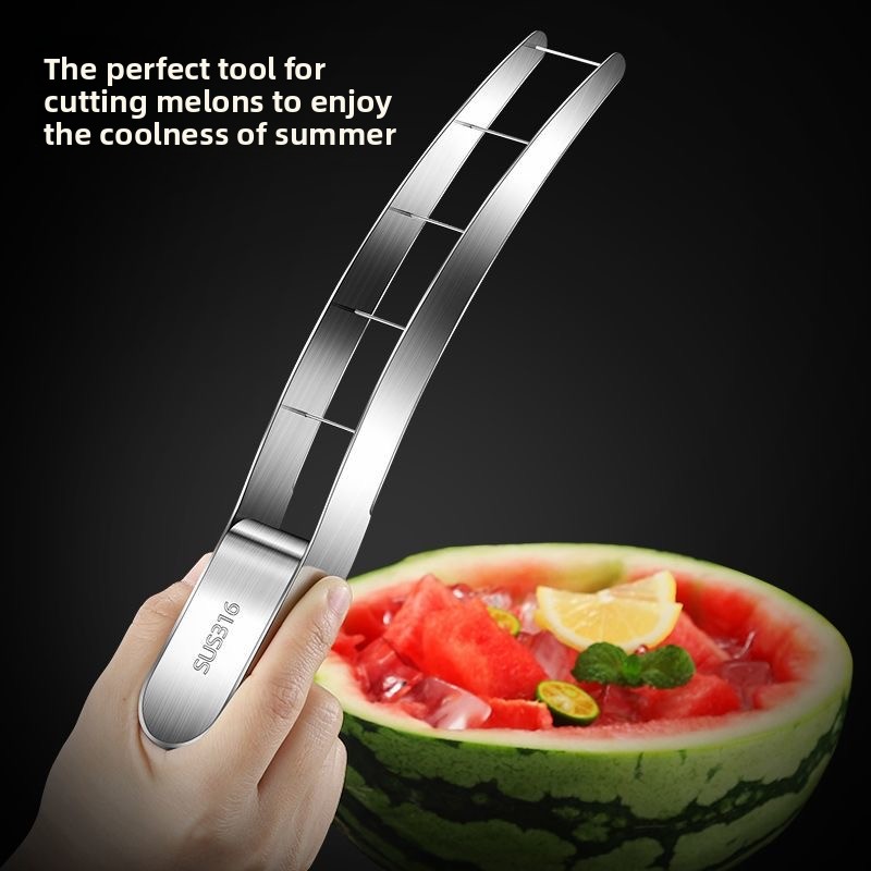 أداة تقطيع البطيخ المنزلية، قط - مراجعة Watermelon Slicer Cutter وسعره