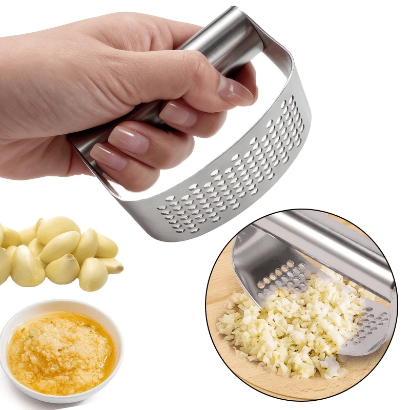 مكبس ثوم يدوي من الفولاذ المقا - مراجعة Kitchen Gadgets Useful وسعره