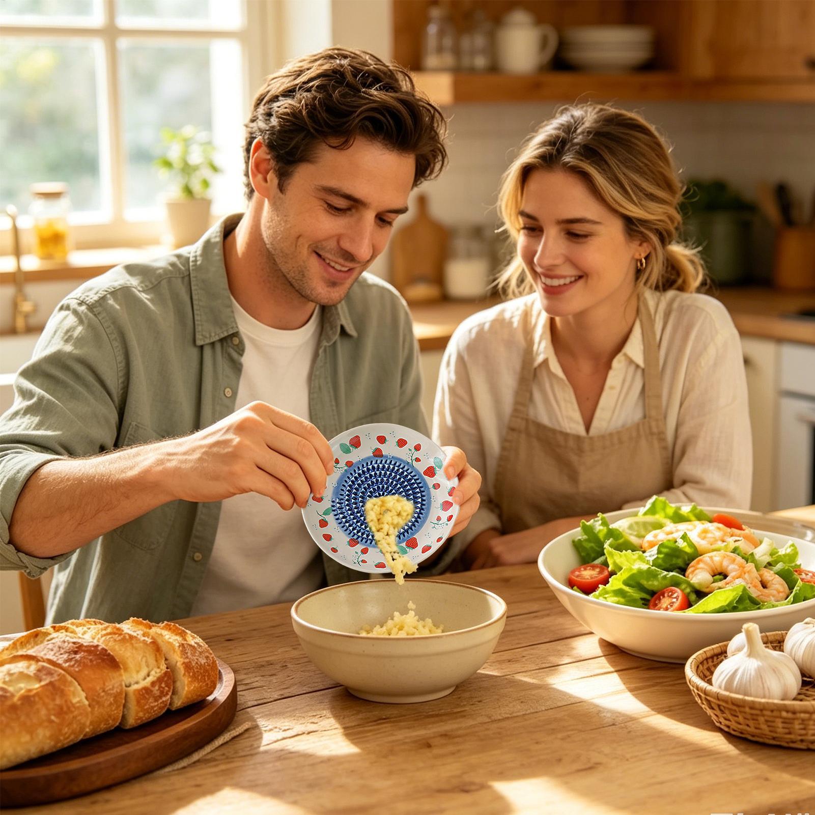 مبشرة الثوم والزنجبيل السيرامي - مراجعة Kitchen Gadgets Garlic وسعره