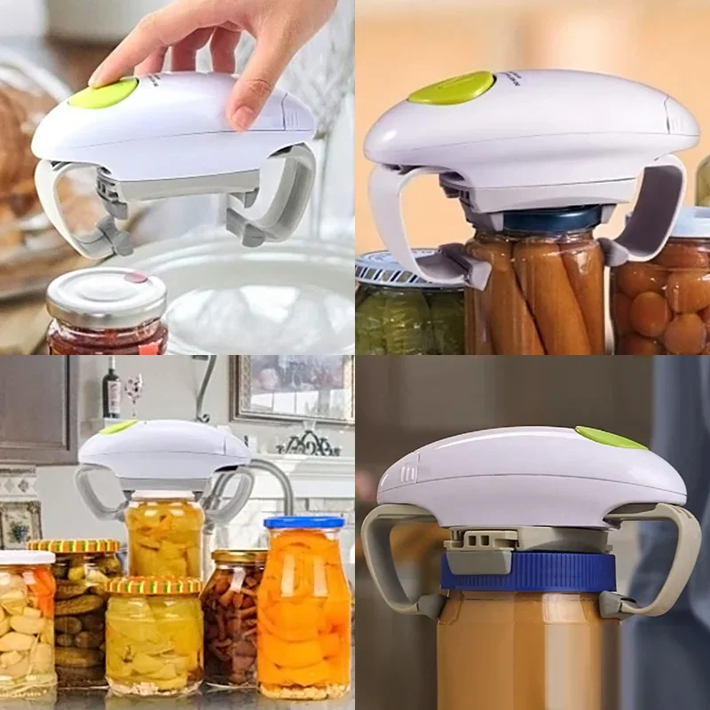 فتاحة علب وزجاجات كهربائية أوت - مراجعة Kitchen Gadgets Jar Openers وسعره