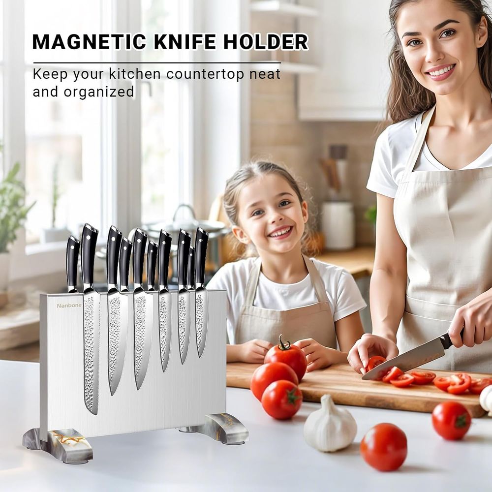 حامل مغناطيسي بدون سكاكين، رف  - مراجعة Magnetic Knife Strip وسعره