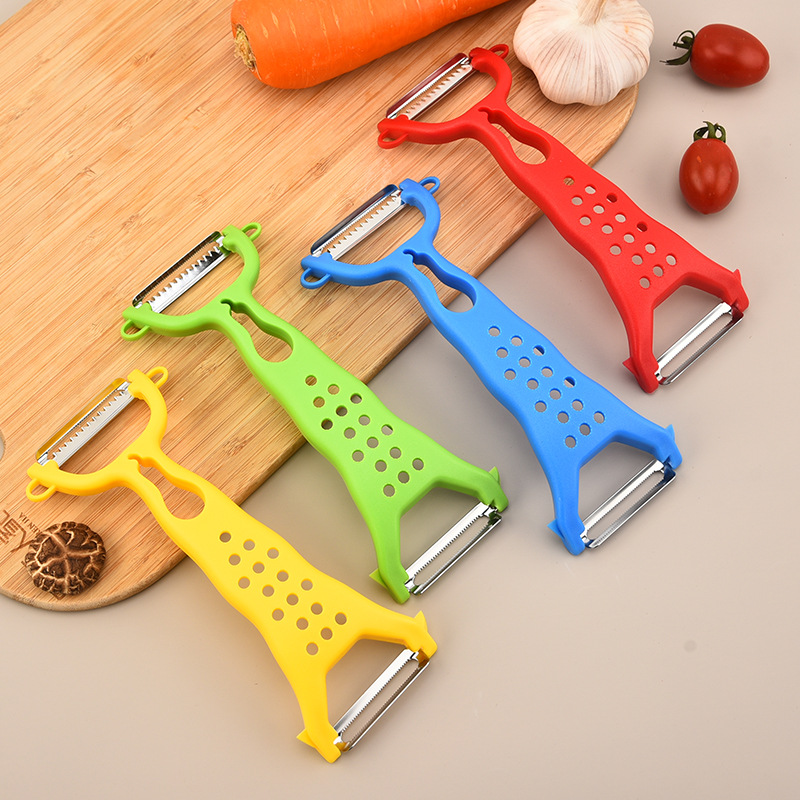 الجزرة مبشرة قطاعة الخضراوات ا - مراجعة Household Kitchen Gadgets Vegetable Cutter Silk Cutter وسعره