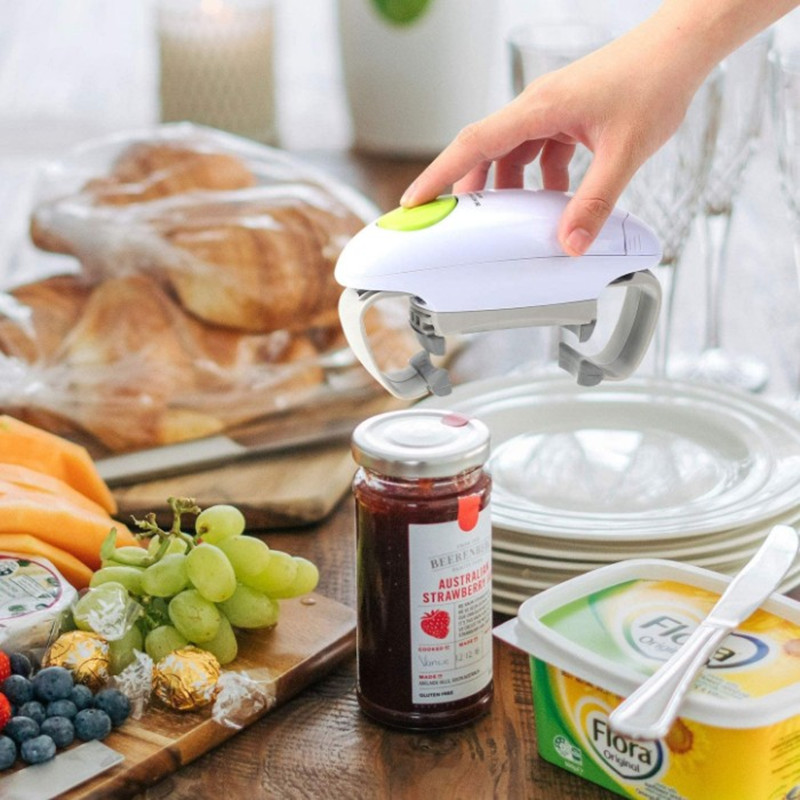 وعاء كهربائي فتاحات التلقائي ج - مراجعة Kitchen Gadgets Jar Openers وسعره