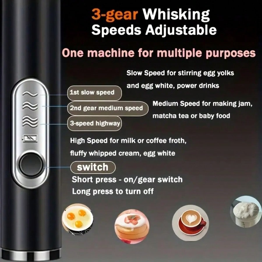 خلاط كهربائي محمول، خفاقة بيض، - مراجعة Kitchen Gadgets Useful وسعره