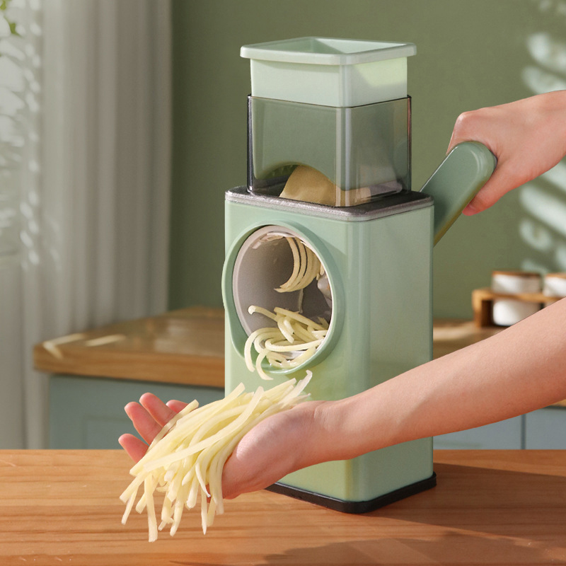 قطاعة خضروات متعددة الوظائف لل - مراجعة Household Kitchen Gadgets Vegetable Cutter Silk Cutter وسعره