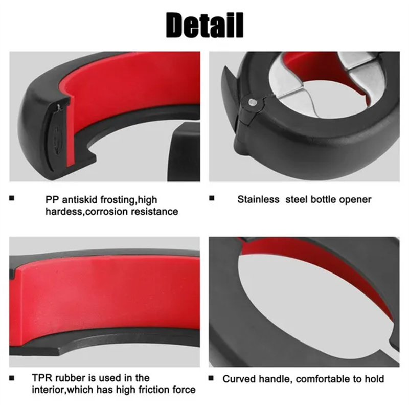 6 في 1 فتاحة الزجاجات متعددة ا - مراجعة Kitchen Gadgets Jar Openers وسعره