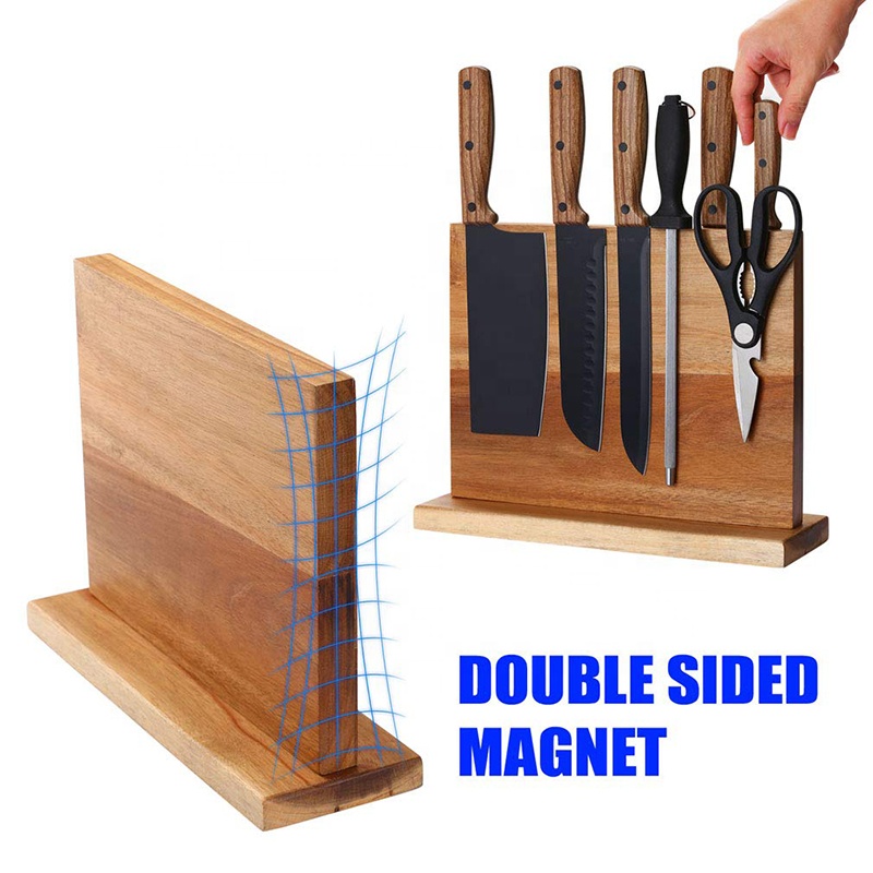 حامل سكاكين مغناطيسي خشبي من خ - مراجعة Magnetic Knife Strip وسعره