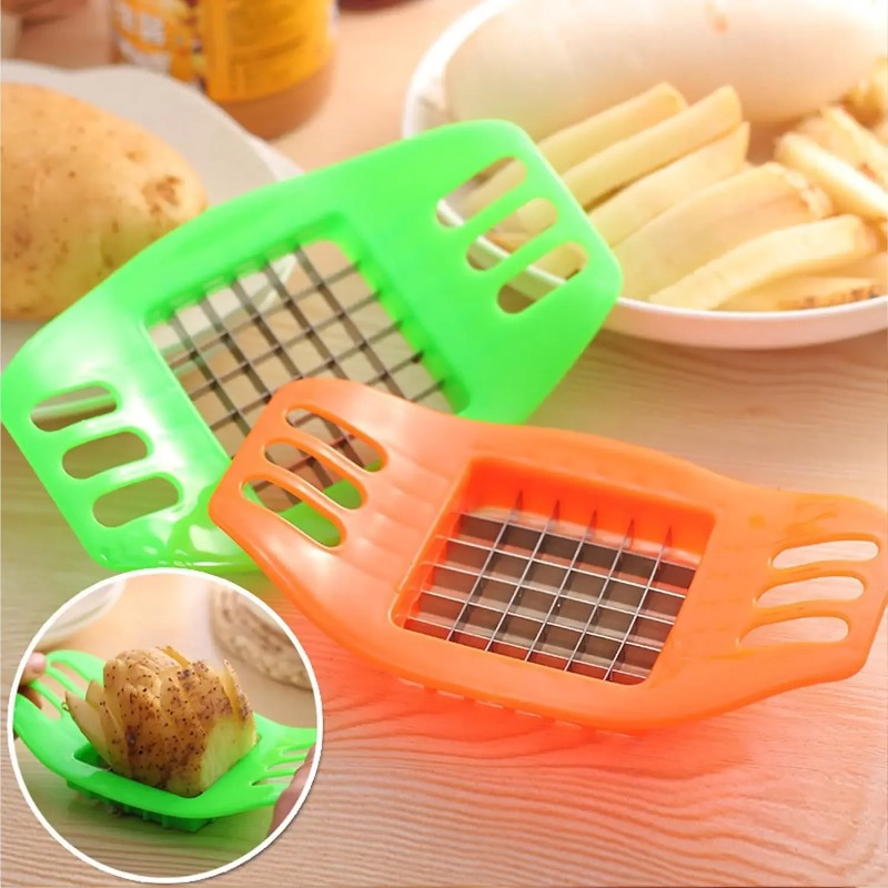 آلة صنع البطاطس المقلية، قطاعة - مراجعة Kitchen Gadgets Useful وسعره