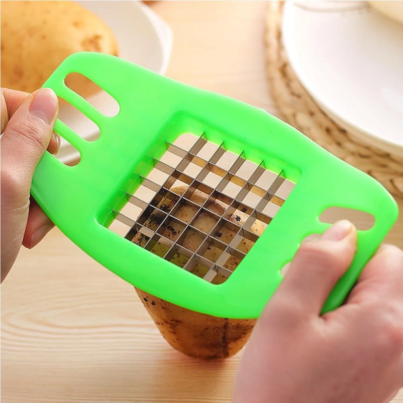 آلة صنع البطاطس المقلية، قطاعة - مراجعة Kitchen Gadgets Useful وسعره