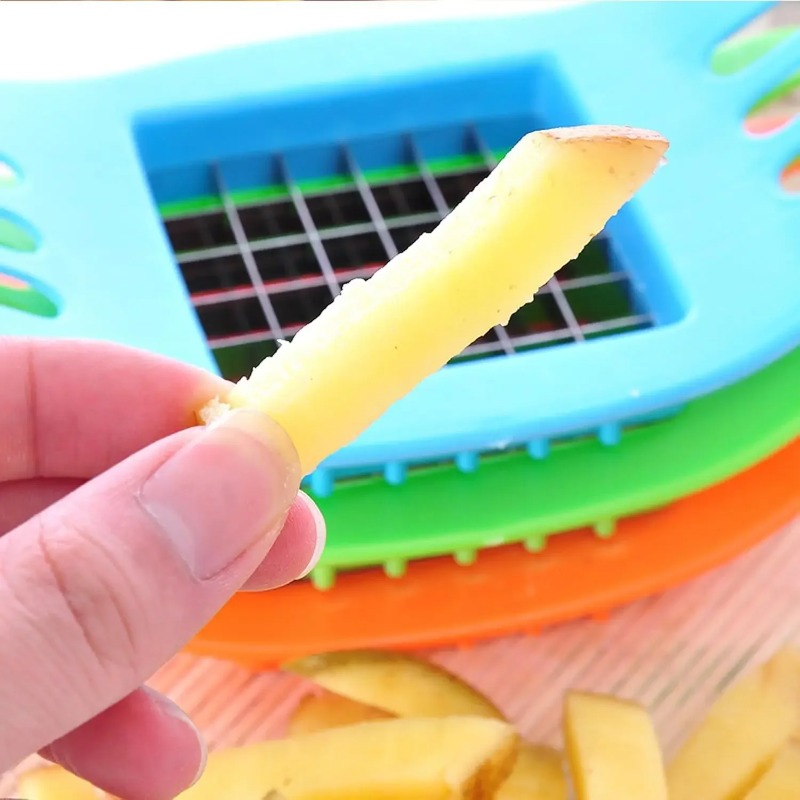 آلة صنع البطاطس المقلية، قطاعة - مراجعة Kitchen Gadgets Useful وسعره