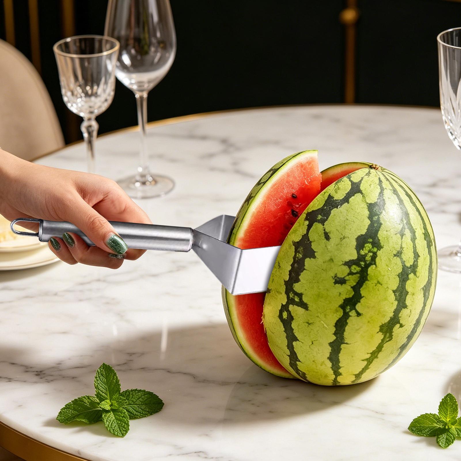 قطاعة البطيخ المثلثة لتقطيع ال - مراجعة Watermelon Slicer Cutter وسعره
