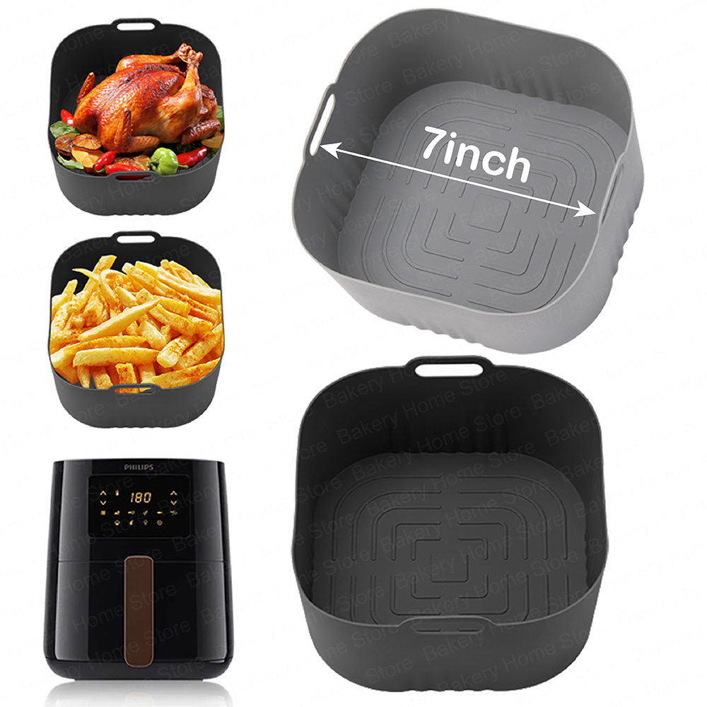 بطانات سيليكون مربعة للقلاية ا - مراجعة Philips Air Fryer Hd9252 وسعره