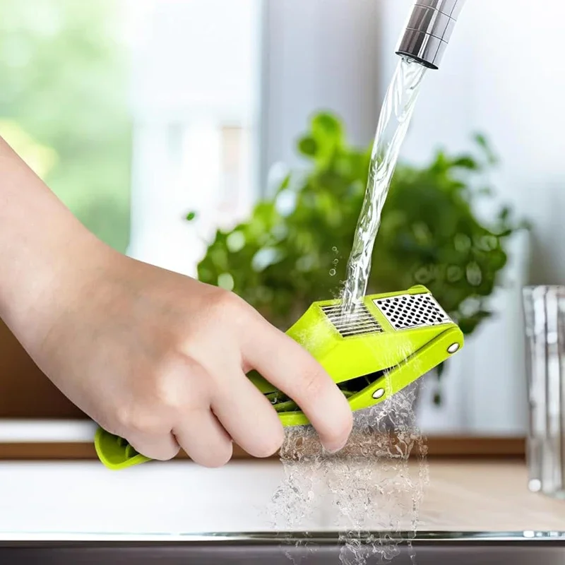 2 في 1 آلة تقطيع الثوم والقطاع - مراجعة Kitchen Gadgets Garlic وسعره